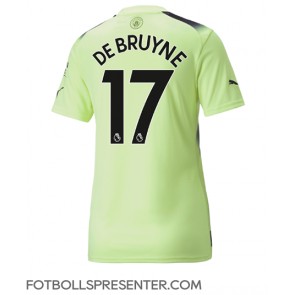 Manchester City Kevin De Bruyne #17 Tredje Matchtröja Dam 2022-23 Kortärmad